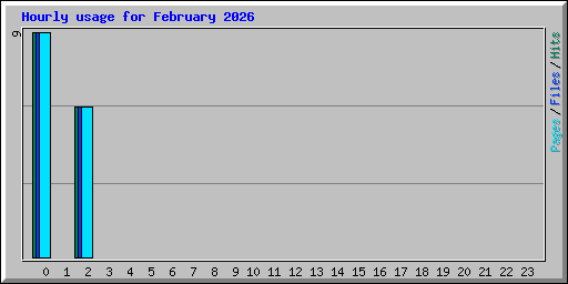 Hourly usage for February 2026